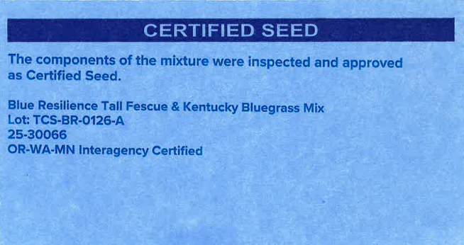 Twin City Seed Blue Resilience Tall Fescue & Kentucky Bluegrass Mixture - photo 2