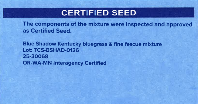 Twin City Seed Blue Shadow Kentucky Bluegrass & Fine Fescue Mixture - photo 3