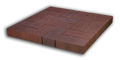 Endicott Invisi-Lug 4x8 clay paver - Burgundy Blend