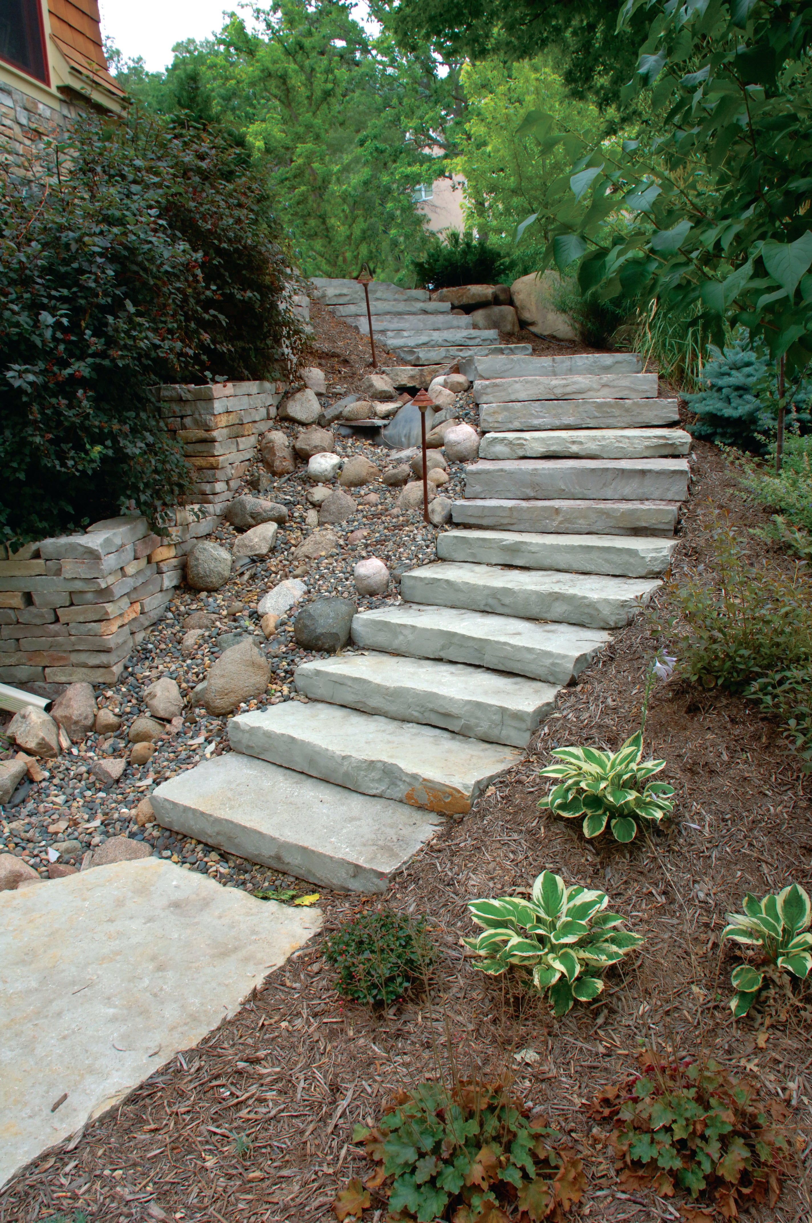 Snapped Steps - Chilton - 3-4'L x 18-24"D / 5-7" thick