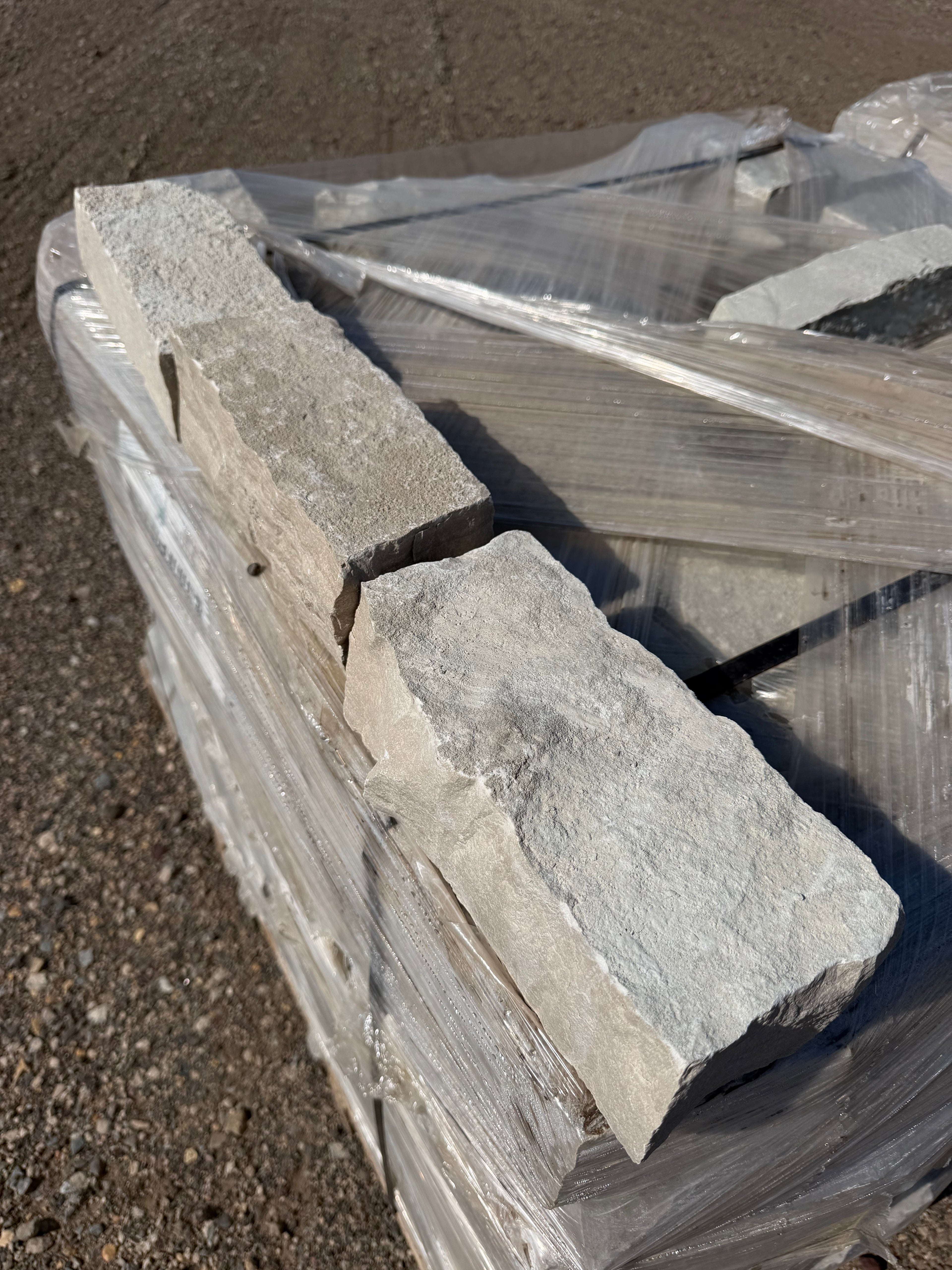 4”x4” Natural Stone Lawn Edging