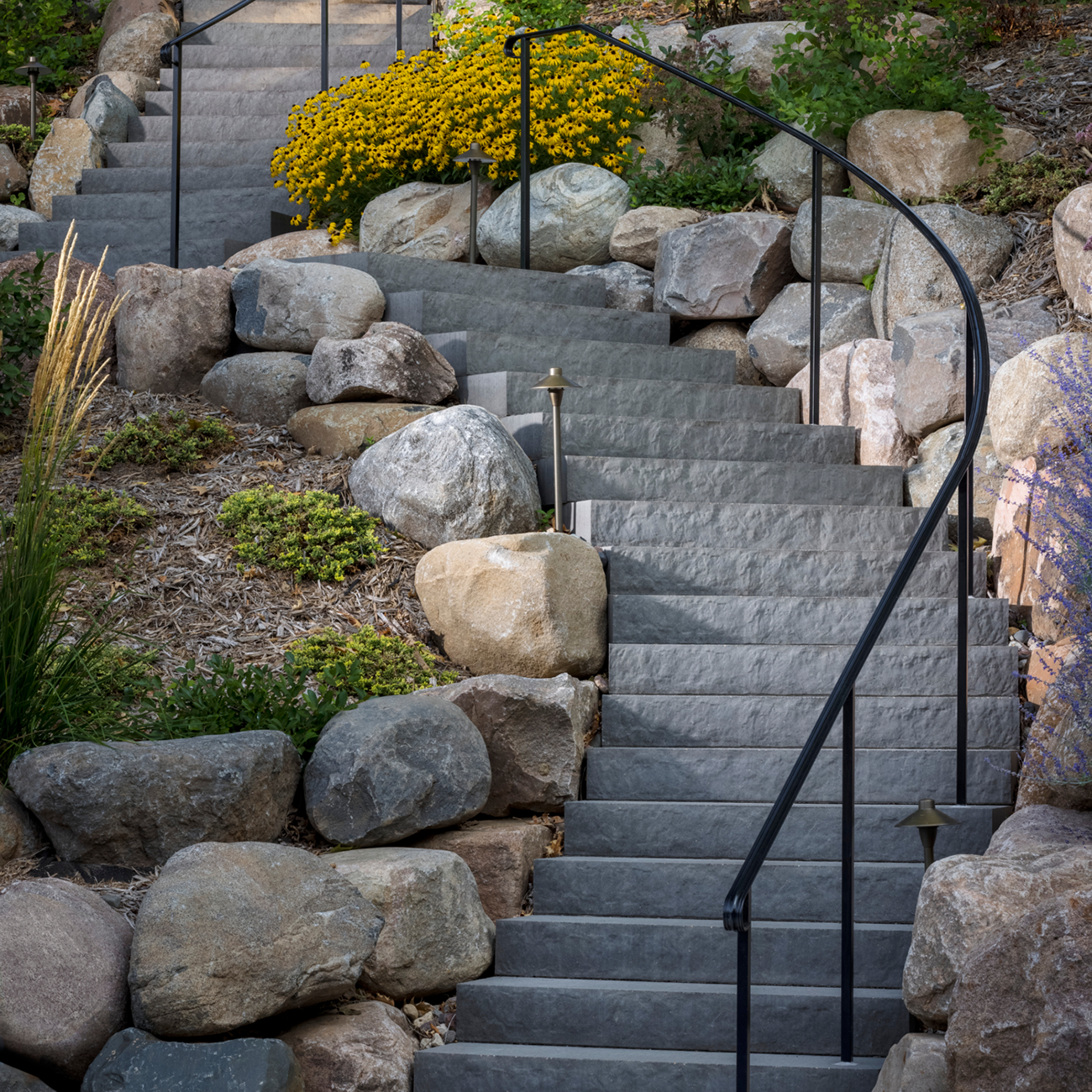 Landing Step Unit - Blu Stone