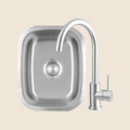 Summerset 19x15 Undermount Outdoor Sink with Faucet