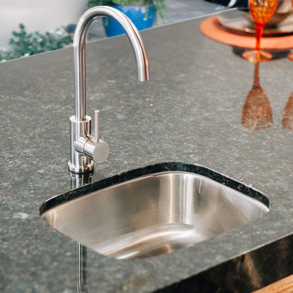 Summerset 19x15 Undermount Outdoor Sink with Faucet - view 2