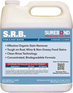 SEK Surebond S.R.B. Stain & Rust Buster 1 Quart