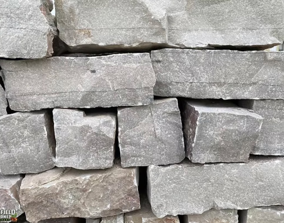 4”x4” Natural Stone Lawn Edging