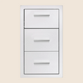 Summerset 17 Inch Vertical 2-Drawer and Paper Towel Holder Combo