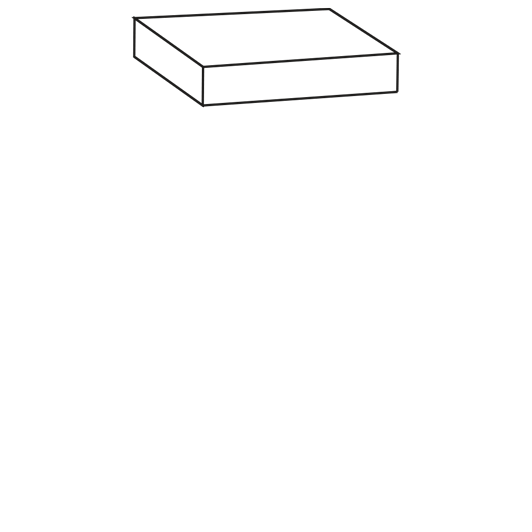York Pillar Cap 28X28 - shape drawing