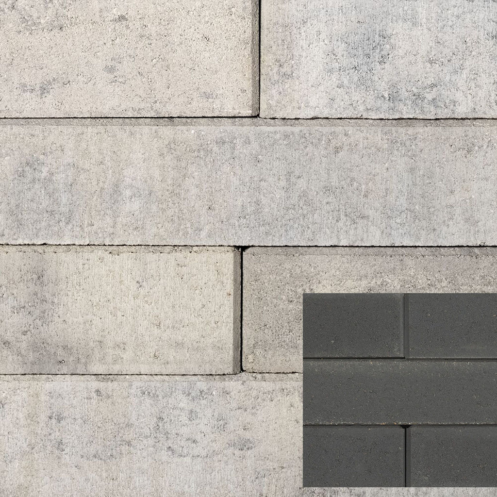 Belgard Melville Fireplace - Scandina Gray/Midnight