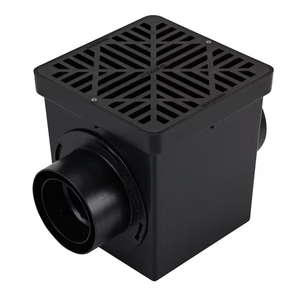 NDS Square Catch Basin w/ Black Grate