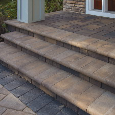 Bullnose Facemix Paver - Mocha