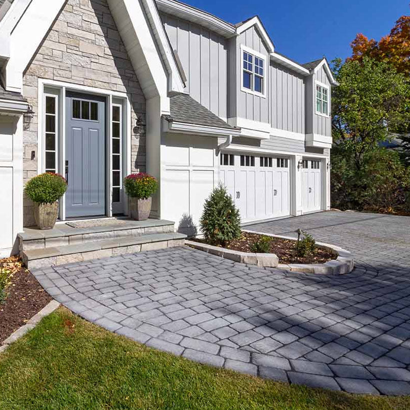 Cobble Stone 4 Piece 60Mm Facemix Paver - Beechwood