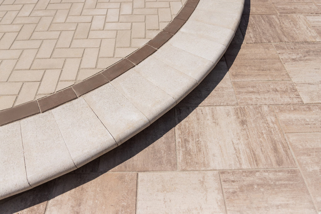 County Materials Grand Crest 8x14 Bullnose Coping Paver