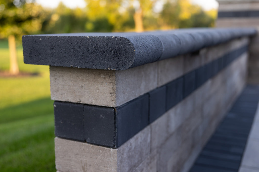 County Materials Grand Crest 8x14 Bullnose Coping Paver