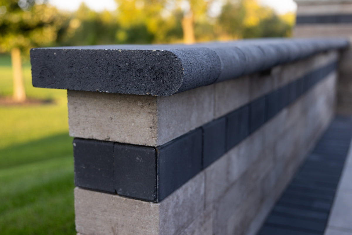 County Materials Grand Crest 8x14 Bullnose Coping Paver