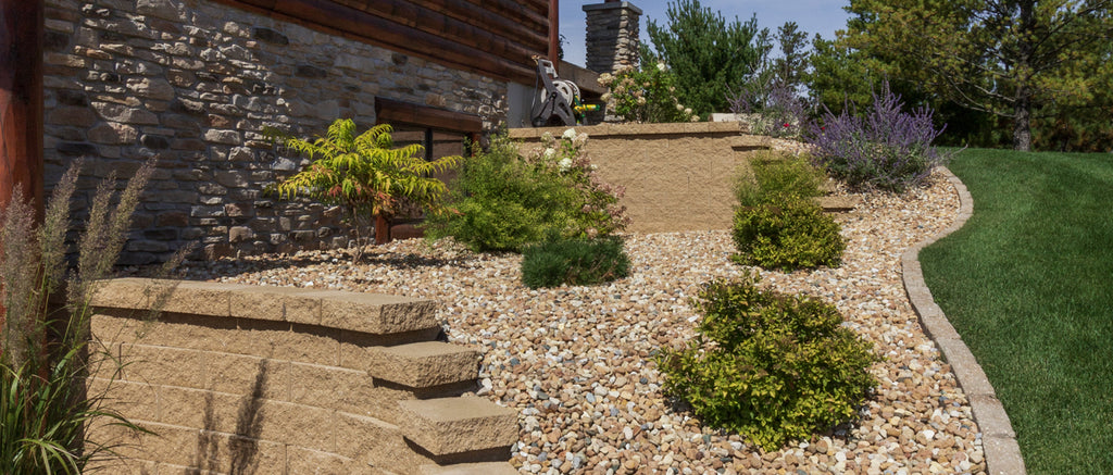 Granite Tumbled Edger - Bluestone