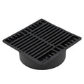 NDS 7" Square Grate Black for Spee-D 6" Basin